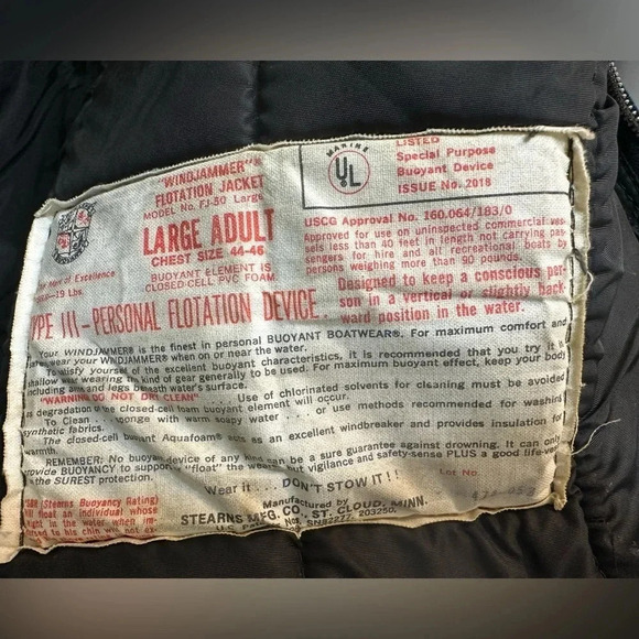 Stearns windjammer flotation jacket in hunter green - Picture 7 of 9